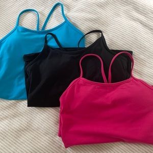 Set of 3 Lululemon Workout Camis